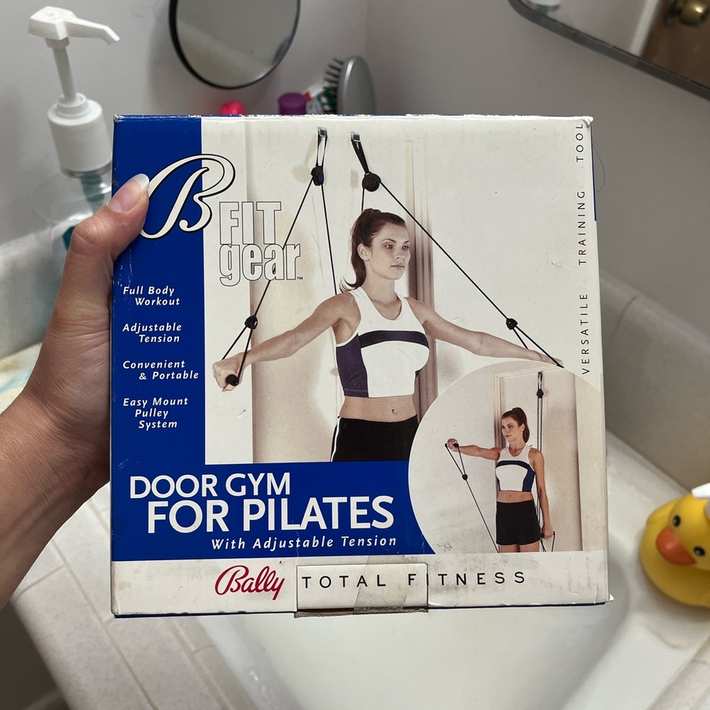 Bally Blue and White Door Gym for Pilates